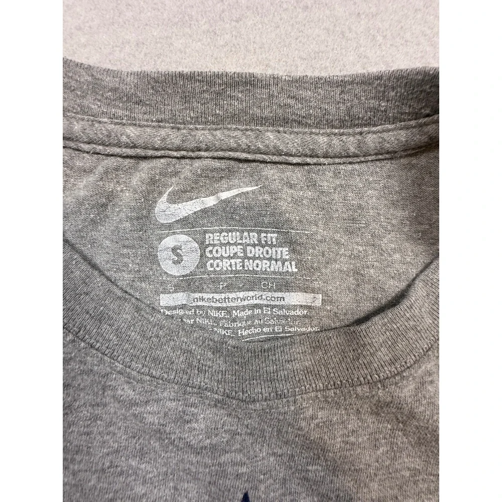 Nike Dallas Cowboys Football T-Shirt Mens Small Gray Heather NFL Graphic Tee